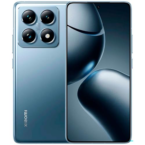 Xiaomi 14T Pro – Smartphone de 12+256GB, Lentes Leica Summilux, MediaTek Dimensity 9300+, Pantalla AMOLED 6,67'' 144Hz, HyperCharge 120W, Azul Titanio (Versión ES)