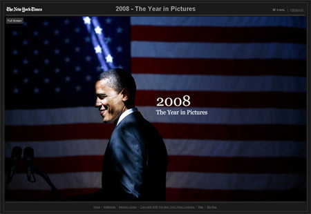2008 en imágenes, The New York Times