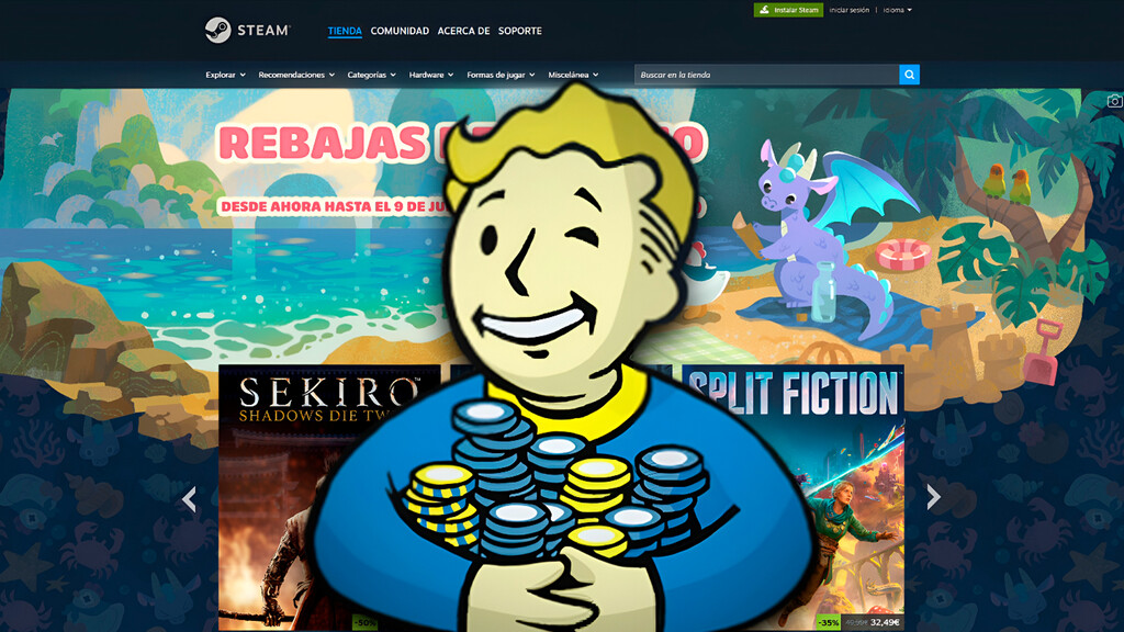 Hay un simulador de rebajas de Steam en el que puedes comprar todo lo que quieras porque es mentira 