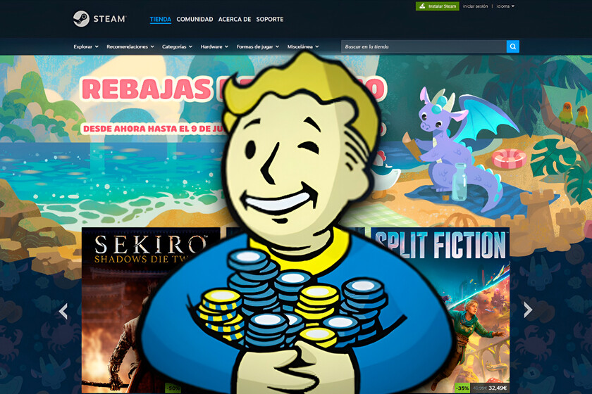 Hay un simulador de rebajas de Steam en el que puedes comprar todo lo que quieras porque es mentira