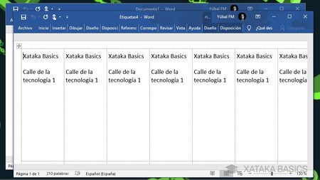 Guante Profundidad Marcador Plantilla Para Hacer Etiquetas En Word ...