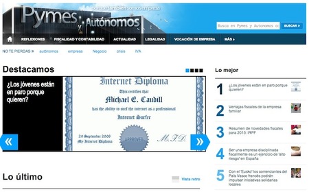 Nuevo diseño en Pymes y Autónomos