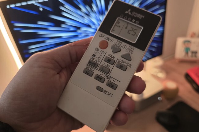 Mando aire acondicionado