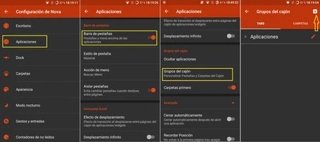 Nova Launcher Pestana Apps