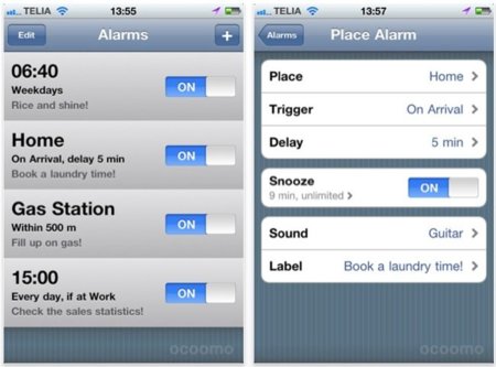 Alarmas para iOS basadas en localizaciones