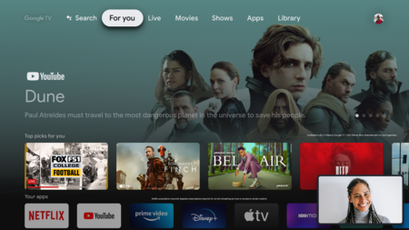 Android TV 13 mejorará el modo PiP en el Smart TV: ya no tendremos una ventana minúscula a la hora de realizar videollamadas