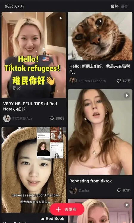 Rednote Tiktok