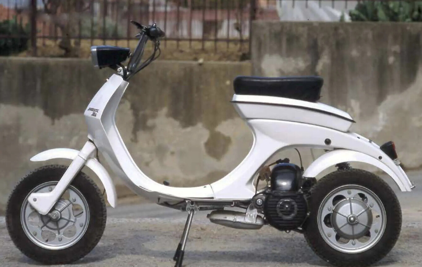 Le fameux scooter de Lambretta