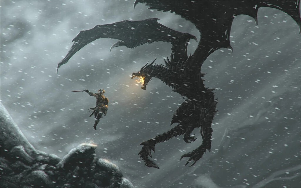 Skyrim tenía un sistema de NPCs y relaciones puntero para su época, pero todo se escribió 