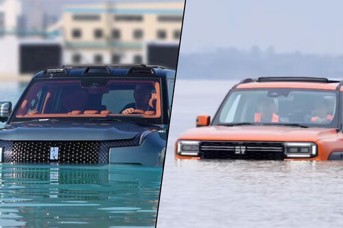 Carros aquáticos na China / Imagem: Xataka