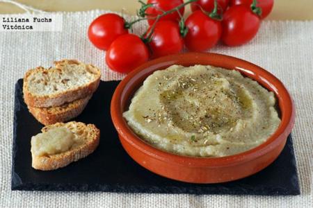 Caviar o dip de berenjena. Receta saludable