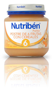 Postre 6 Frutas Cereales 6m 130gr Frontal 3557 111700