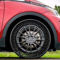 GM y Michelin quieren que para el 2024 tu auto use estos curiosos neumáticos sin aire