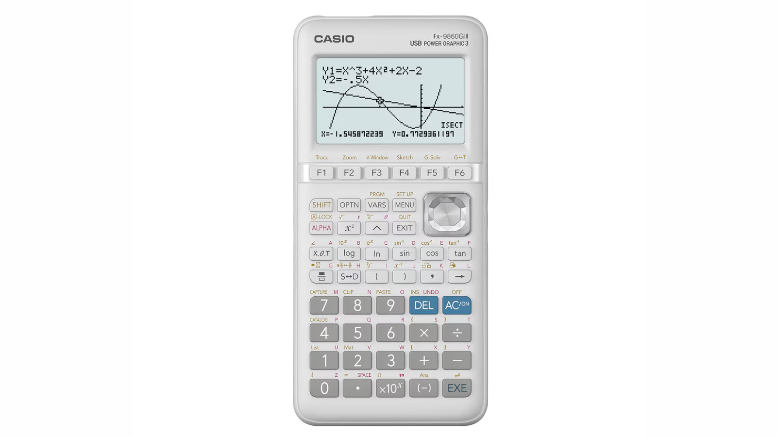 Calculadora Gráfica Casio FX-9860GIII, Pantalla de Escritura Natural, Casio, Gris