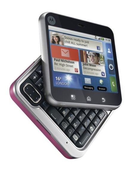 Motorola Flipout, Android 2.1 y MOTOBLUR mejorado para competir con el Microsoft Kin One