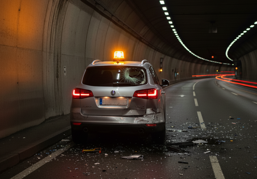 Ante el problema de quedarnos tirados en un túnel, la DGT responde si las balizas V16 pueden dejar de funcionar