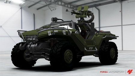 Échale un vistazo al Warthog de 'Halo 4' incluído en 'Forza Motorsport 4'