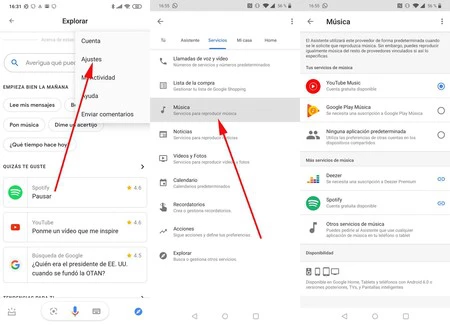 Música Gratis Altavoz Inteligente Google