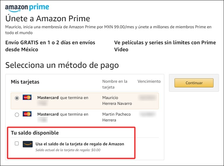 Pasar Saldo Amazon A Otra Cuenta