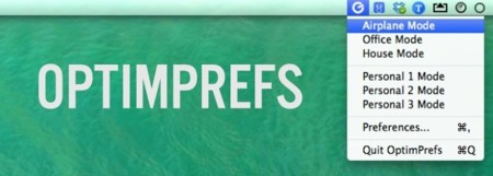 OptimPrefs, establece configuraciones según ubicaciones en tu Mac