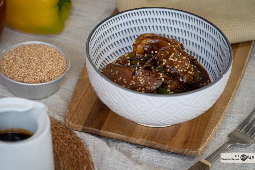 Ternera con salsa de ostras, receta de estilo chino fácil y rápida para