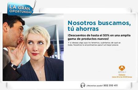 Antena 3 estrena La Gran Oportunidad, un programa anticrisis
