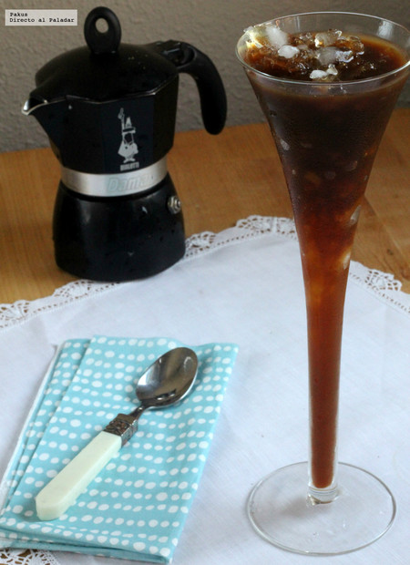 Refrescante granizado de café. Receta