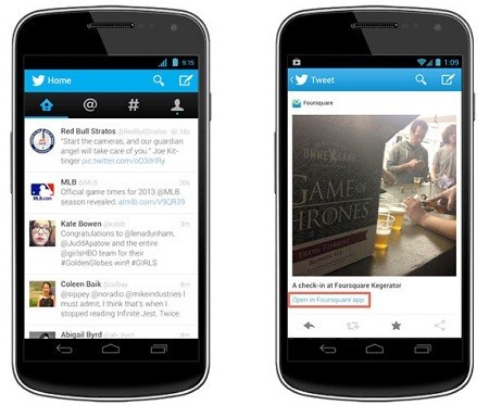Twitter actualiza sus aplicaciones para Android y iPhone además de la web móvil