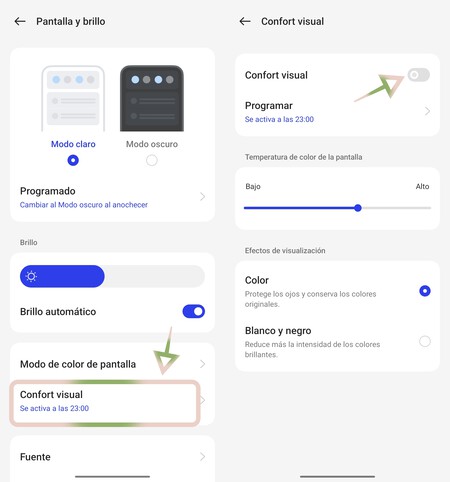 Realme Confort Visual