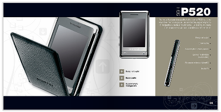 Samsung SGH-P520, parecido razonable