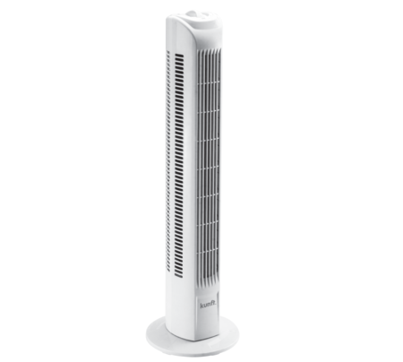 Por 19,99 euros en eBay podemos luchar contra la ola de calor con el ventilador torre KUNFT KTF 2378
