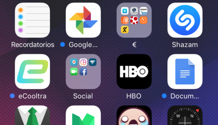 ¿Quieres saber qué aplicaciones de iOS llevas mucho tiempo sin usar? Busca un punto azul en su nombre