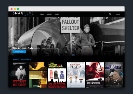 SnagFilms: mira películas, series y documentales online y gratis desde cualquier lugar