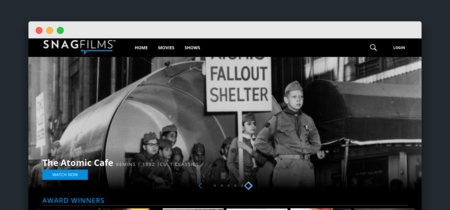 SnagFilms: mira películas, series y documentales online y gratis desde cualquier lugar
