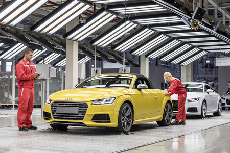 El Audi TT Roadster ya se fabrica en Hungría
