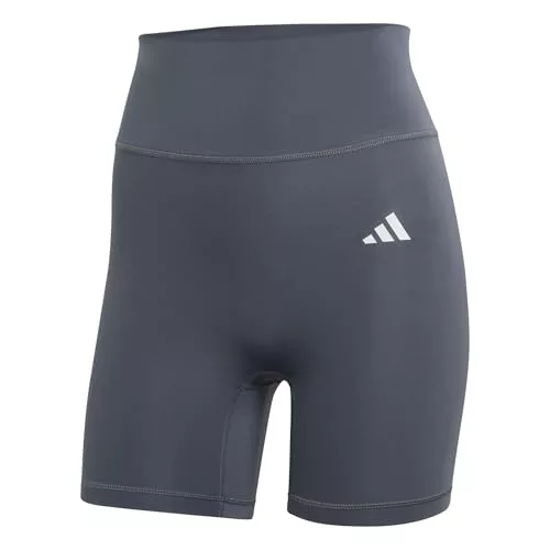 adidas Donna Optime Essentials Workout Short Leggings, onix, M