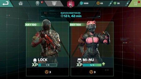 Nuevos Objetos Modern Combat Versus