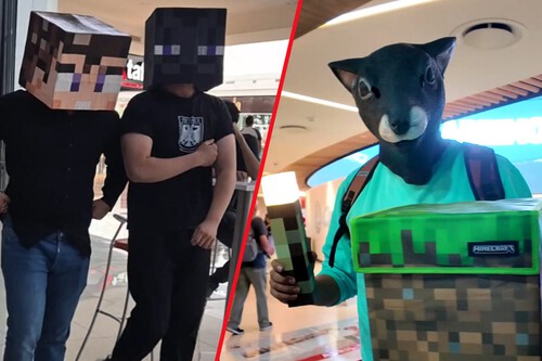 Fans Minecraft Pelicula Mexico Cosplay 1