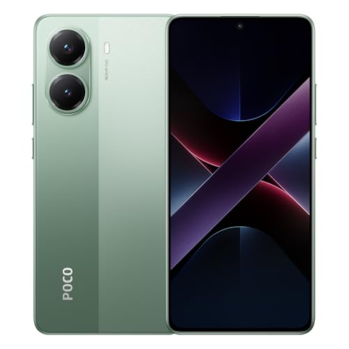 Xiaomi Poco X7 Pro 5G Smartphone, 8 GB RAM 256 GB ROM, Dimensity 8300-Ultra, pantalla AMOLED 6,67 pulgadas, batería 6000 mAh, carga rápida 90 W, cámara triple 64 MP, verde
