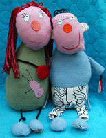 Peluches basados en los dibujos de los niños