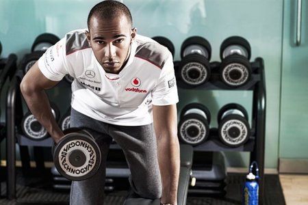 Lewis Hamilton concentrado para la temporada 2012