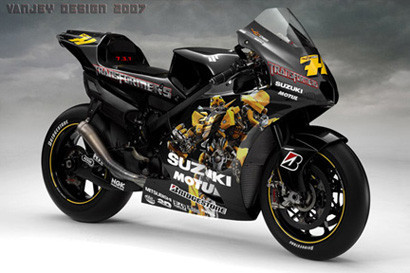 Posible decoración Transformers de las Suzuki GSV-R