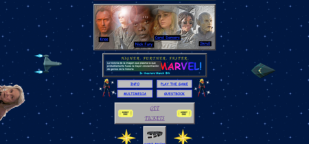 La web de 'Capitana Marvel' es un maravilloso homenaje al Internet de los 90 donde no falta ni un detalle nostálgico