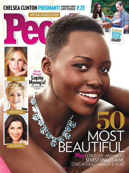 Pues fíjate tú que Lupita Nyong’o ha sido elegida como la más guapa entre 50 bellezones