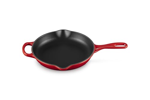 LE CREUSET Sartén skillet redonda de hierro fundido