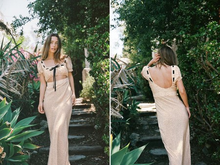 Vestido Topos Viscosa