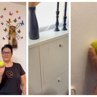 Yolanda Herrera, experta en limpieza: “Con una pelota de tenis puedes eliminar las manchas en las paredes y las rayadas de los muebles” 