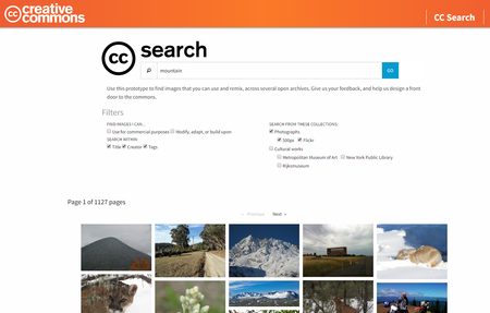 Así es el nuevo buscador de Creative Commons para encontrar imágenes libres de uso