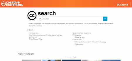 Así es el nuevo buscador de Creative Commons para encontrar imágenes libres de uso