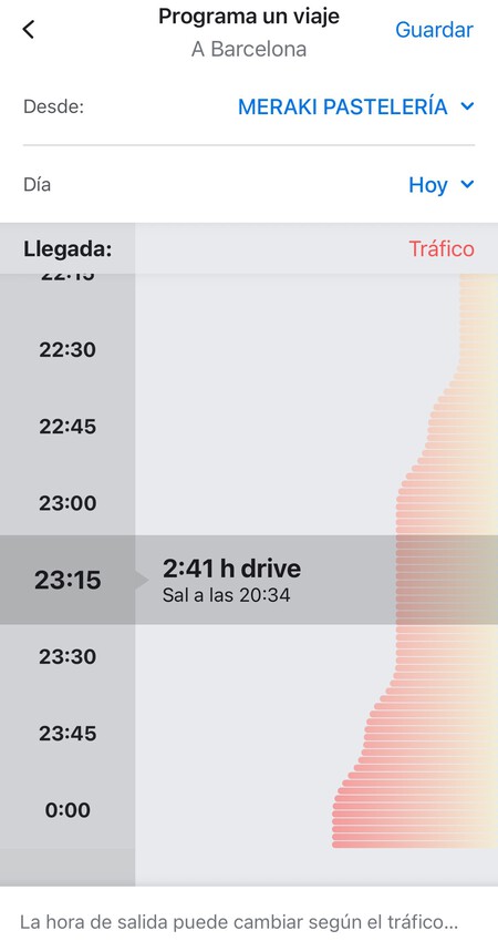 Tráfico y rutas en Waze